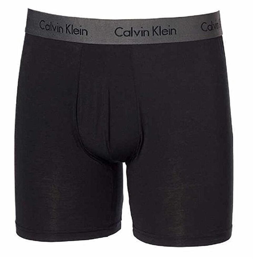 1 Calvin Klein NP19920 Underwear Soft Micro Modal Boxer Brief Black SIZE L (70)